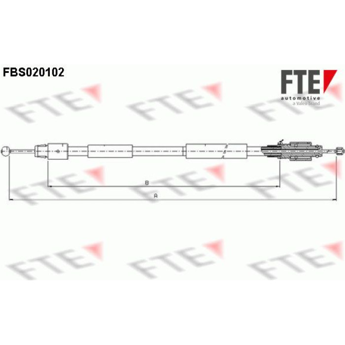 FTE 9250006 Seilzug, Feststellbremse