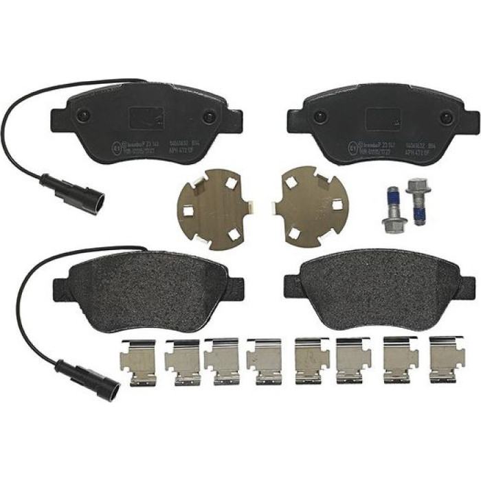 Brembo P 23 141 Bremsbelagsatz, Scheibenbremse PRIME LINE Brembo P 23 141 Bremsbelagsatz, Scheibenbremse PRIME LINE