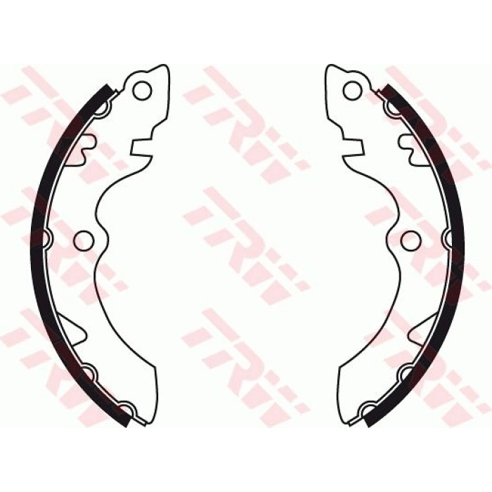 TRW GS8735 Bremsbackensatz, Feststellbremse TRW GS8735 Bremsbackensatz, Feststellbremse