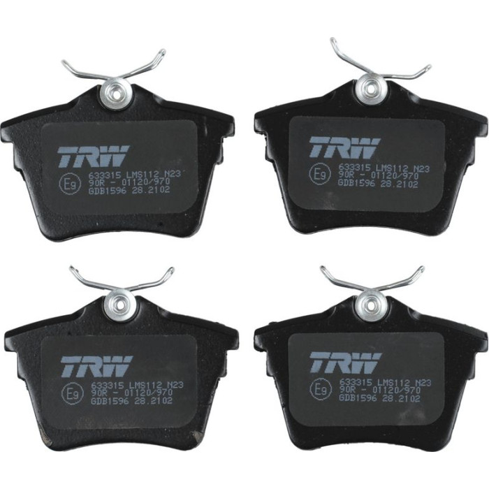 TRW GDB1596 Bremsbelagsatz, Scheibenbremse COTEC