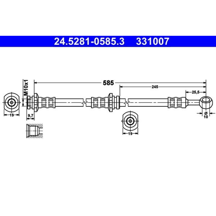 ATE 24.5281-0585.3 Bremsschlauch
