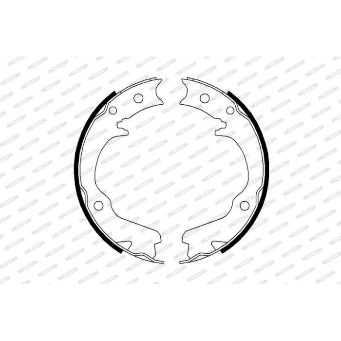 Ferodo FSB673 Bremsbackensatz, Feststellbremse PREMIER Ferodo FSB673 Bremsbackensatz, Feststellbremse PREMIER
