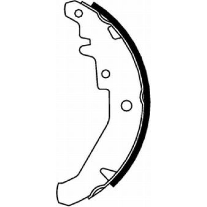 Textar 91061500 Bremsbackensatz Textar 91061500 Bremsbackensatz