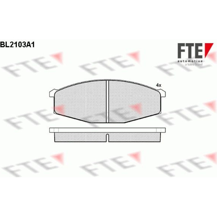 FTE 9010677 Bremsbelagsatz, Scheibenbremse FTE 9010677 Bremsbelagsatz, Scheibenbremse