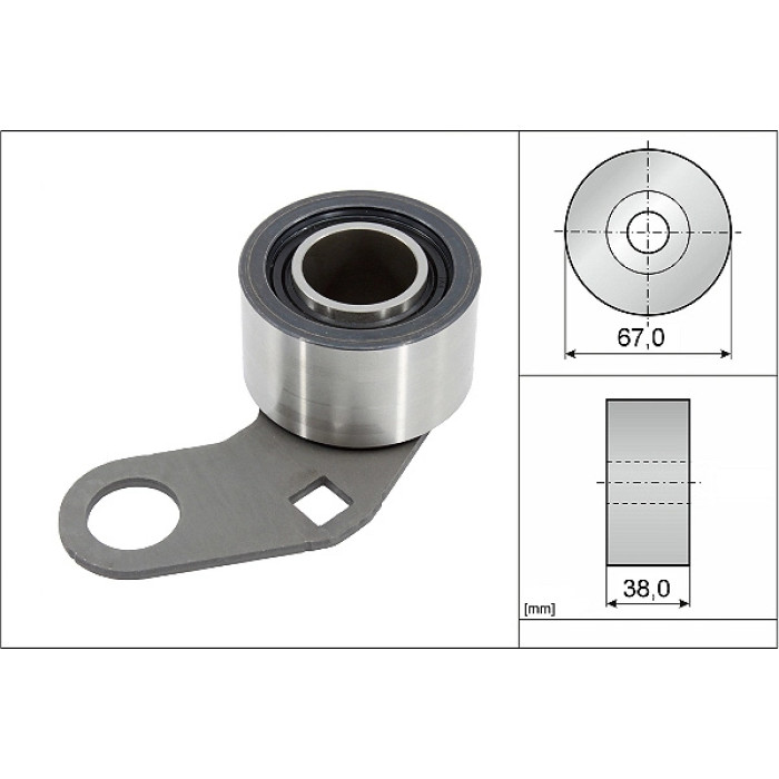 INA 531 0331 10 Spannrolle, Zahnriemen INA 531 0331 10 Spannrolle, Zahnriemen