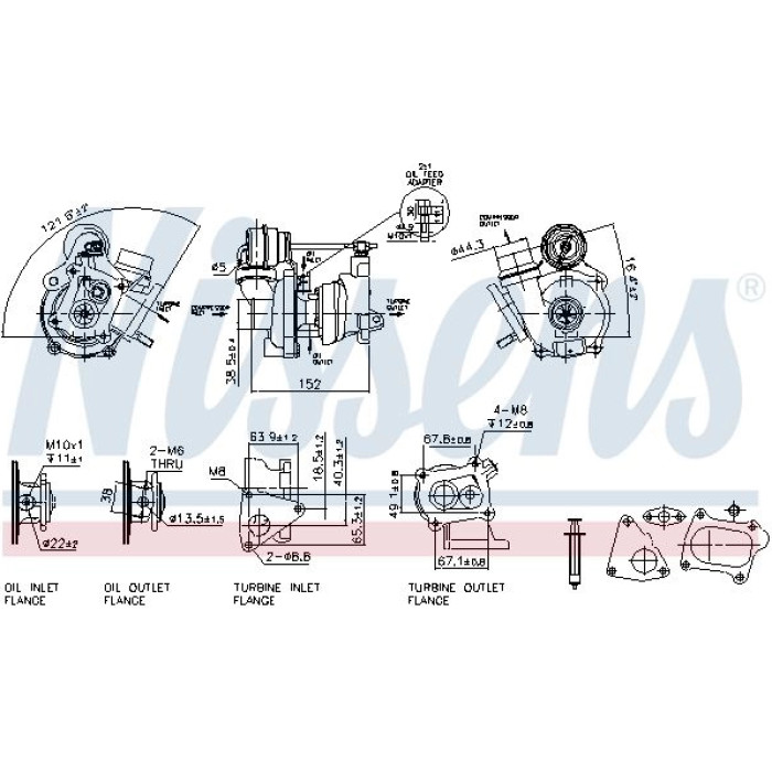 Nissens Turbolader 93078 Nissens Turbolader 93078
