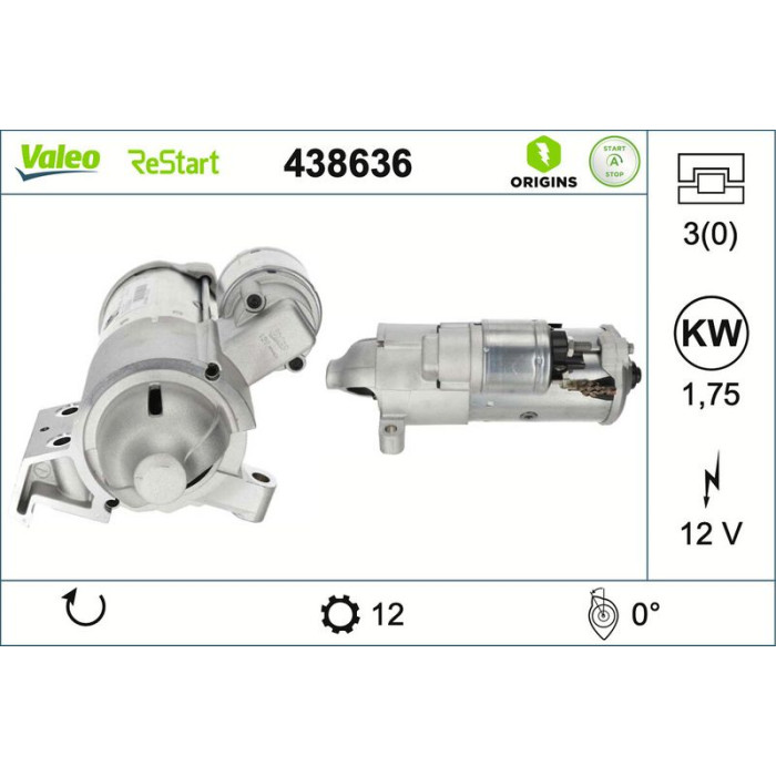 Valeo 438636 Starter ORIGINS