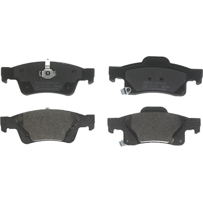 Brembo P 37 016 Bremsbelagsatz, Scheibenbremse PRIME LINE Brembo P 37 016 Bremsbelagsatz, Scheibenbremse PRIME LINE