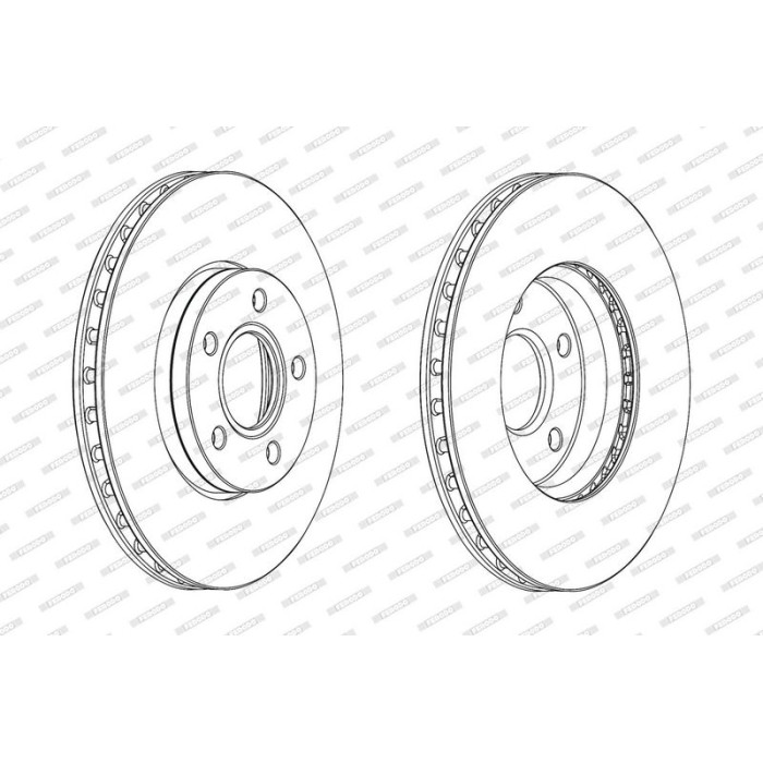 Ferodo DDF2062C Bremsscheibe PREMIER Ferodo DDF2062C Bremsscheibe PREMIER