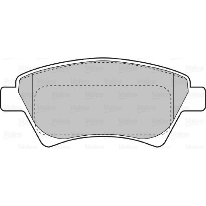 Valeo 598558 Bremsbelagsatz, Scheibenbremse