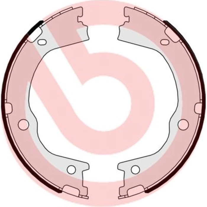 Brembo S 30 526 Bremsbackensatz, Feststellbremse ESSENTIAL LINE Brembo S 30 526 Bremsbackensatz, Feststellbremse ESSENTIAL LINE