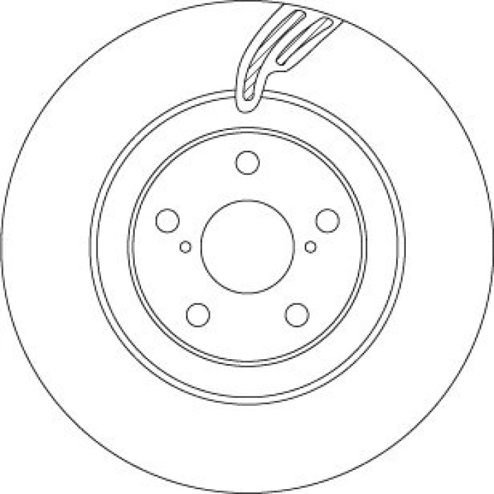 TRW DF6792 Bremsscheibe TRW DF6792 Bremsscheibe