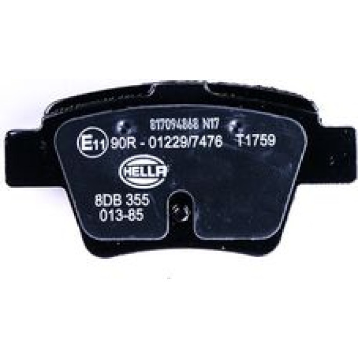 Hella 8DB 355 013-851 Bremsbelagsatz, Scheibenbremse