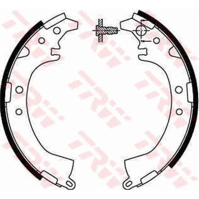 TRW GS8672 Bremsbackensatz TRW GS8672 Bremsbackensatz