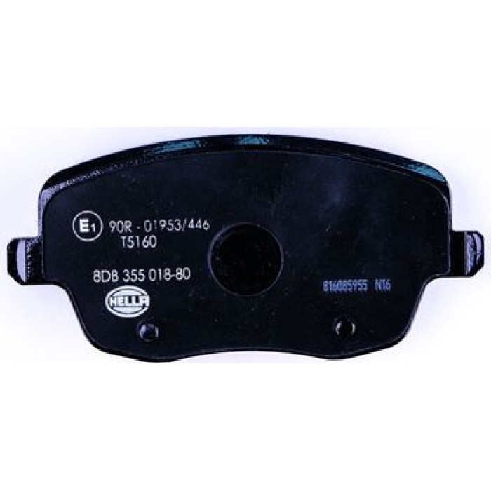 Hella 8DB 355 018-801 Bremsbelagsatz, Scheibenbremse
