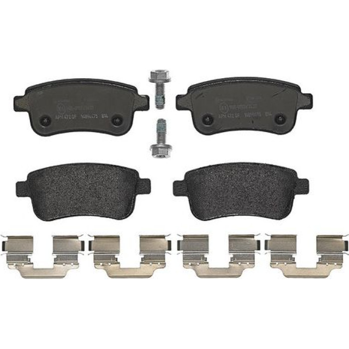 Brembo P 68 054 Bremsbelagsatz, Scheibenbremse PRIME LINE