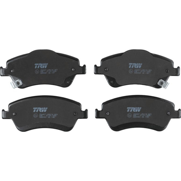TRW GDB3481 Bremsbelagsatz, Scheibenbremse COTEC TRW GDB3481 Bremsbelagsatz, Scheibenbremse COTEC