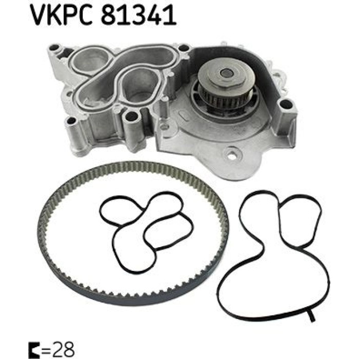 SKF VKPC 81341 Wasserpumpe SKF VKPC 81341 Wasserpumpe