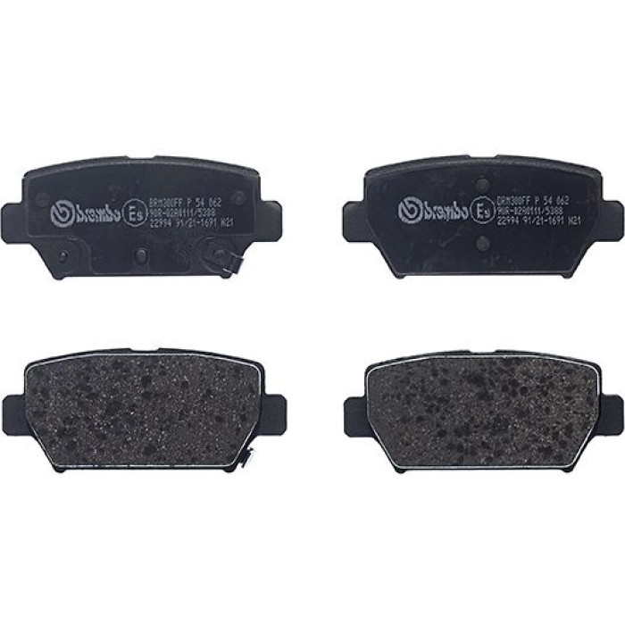Brembo P 54 062 Bremsbelagsatz, Scheibenbremse PRIME LINE Brembo P 54 062 Bremsbelagsatz, Scheibenbremse PRIME LINE