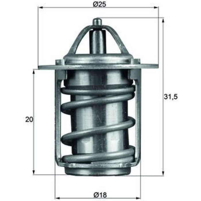 Thermostat, Kühlmittel TX 6 83