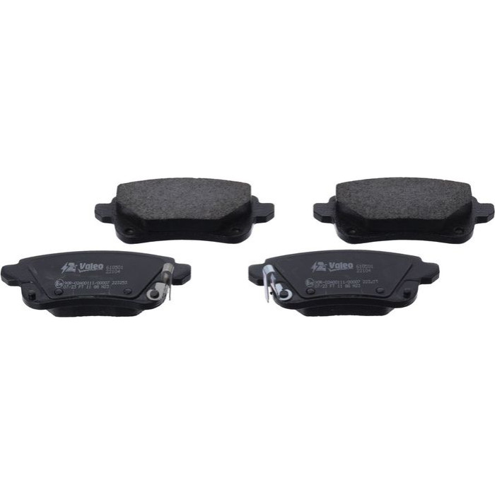 Valeo 610501 Bremsbelagsatz, Scheibenbremse E-PERFORMANCE