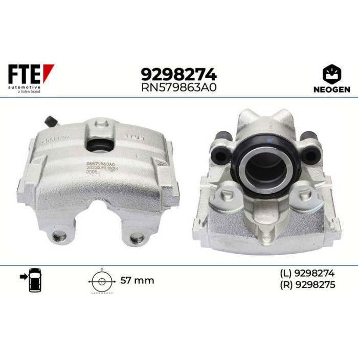 FTE 9298274 Bremssattel NEOGEN FTE 9298274 Bremssattel NEOGEN