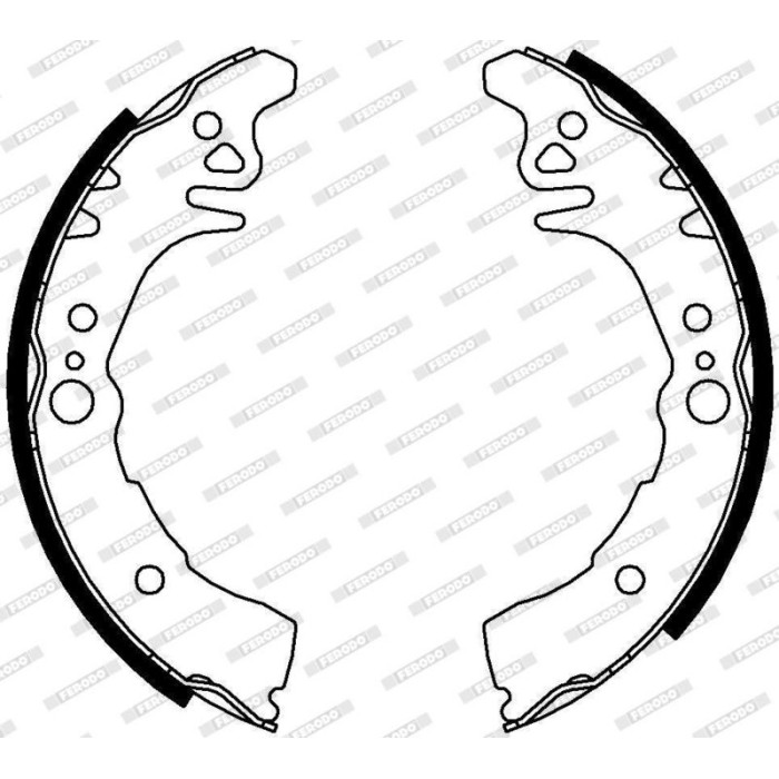 Ferodo FSB644 Bremsbackensatz PREMIER Ferodo FSB644 Bremsbackensatz PREMIER