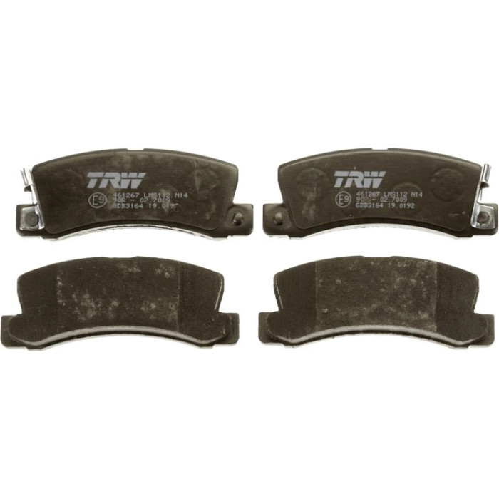 TRW GDB3164 Bremsbelagsatz, Scheibenbremse COTEC TRW GDB3164 Bremsbelagsatz, Scheibenbremse COTEC