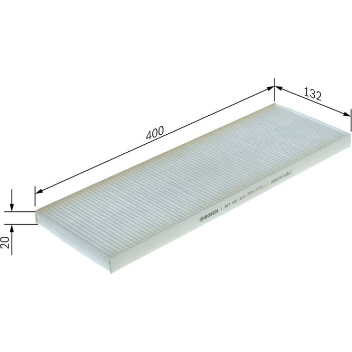 BOSCH 1 987 431 210 Innenraumfilter BOSCH 1 987 431 210 Innenraumfilter