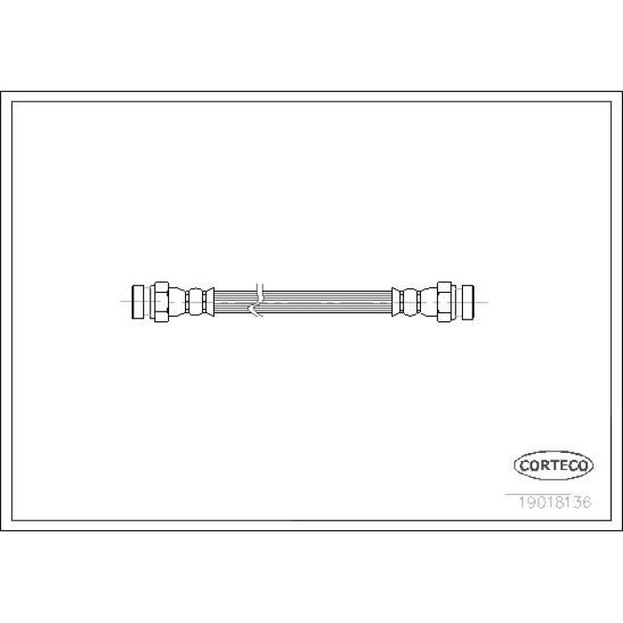 Corteco 19018136 Bremsschlauch
