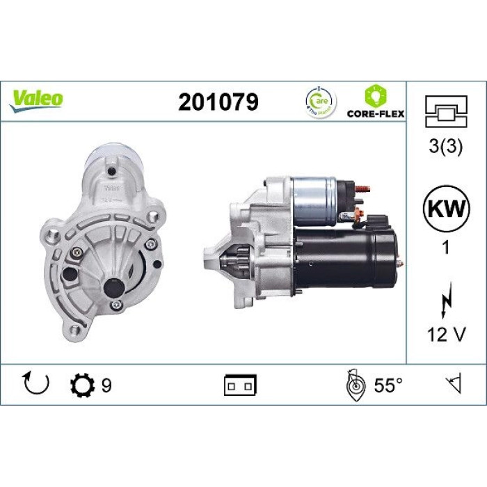 Valeo 201079 Starter CORE-FLEX