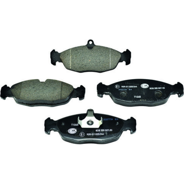 Hella 8DB 355 007-531 Bremsbelagsatz, Scheibenbremse