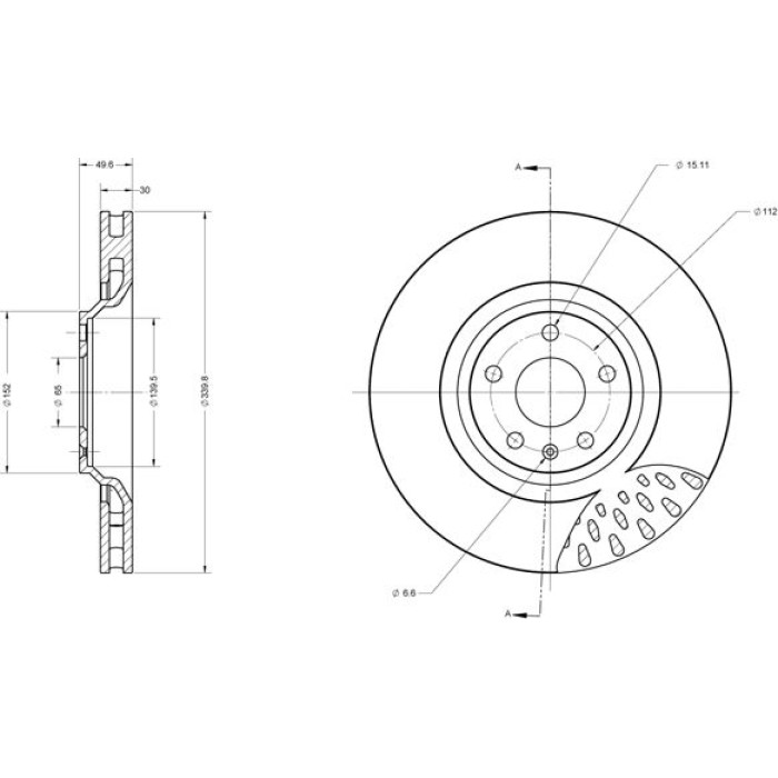 Metzger 6110631 Bremsscheibe