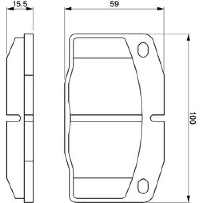 BOSCH 0 986 465 141 Bremsbelagsatz, Scheibenbremse BOSCH 0 986 465 141 Bremsbelagsatz, Scheibenbremse