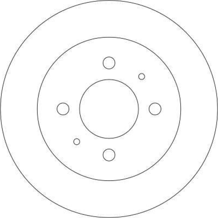 TRW DF4319 Bremsscheibe