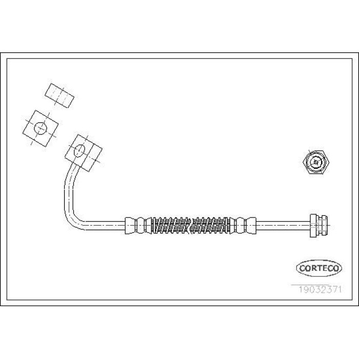 Corteco 19032371 Bremsschlauch