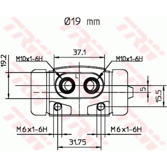 TRW BWD189 Radbremszylinder TRW BWD189 Radbremszylinder