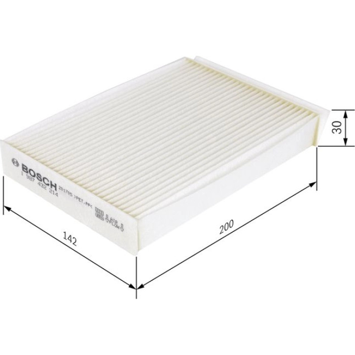 BOSCH 1 987 432 214 Innenraumfilter