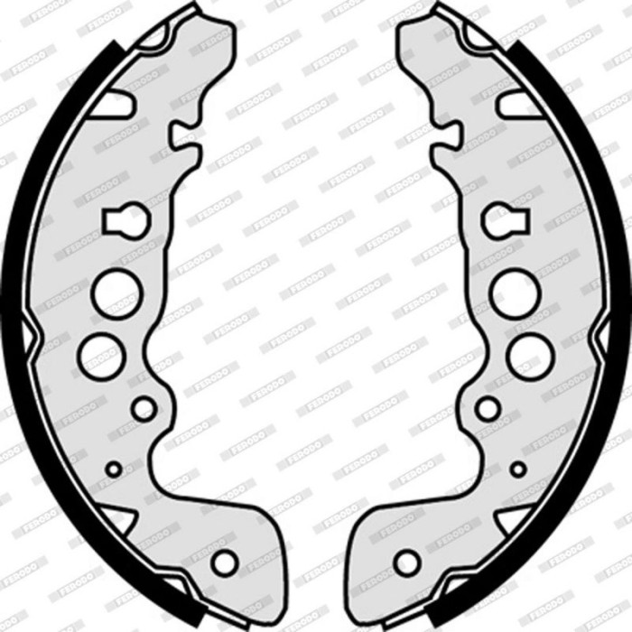 Ferodo FSB578 Bremsbackensatz PREMIER Ferodo FSB578 Bremsbackensatz PREMIER