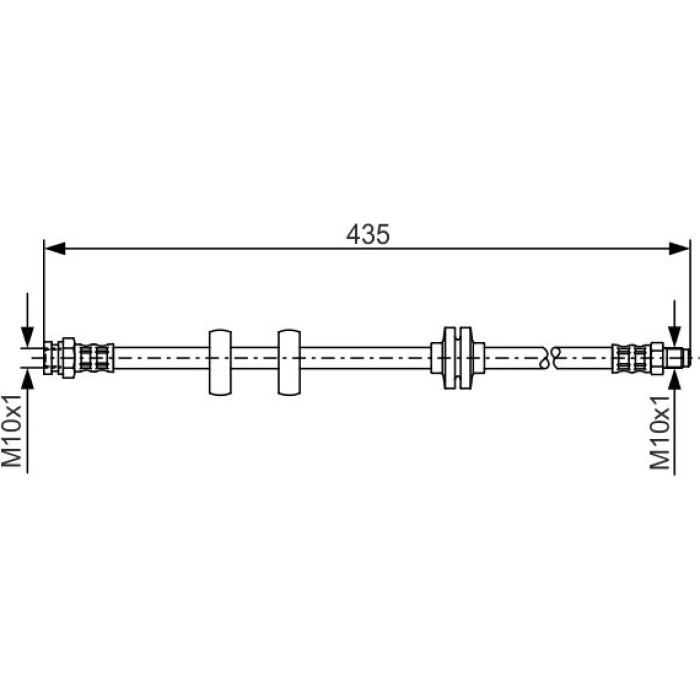 BOSCH 1 987 476 788 Bremsschlauch