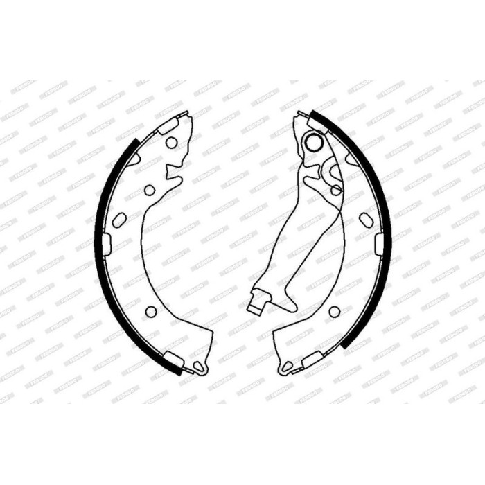 Ferodo FSB678 Bremsbackensatz PREMIER Ferodo FSB678 Bremsbackensatz PREMIER