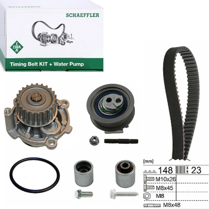 INA 530 0445 31 Wasserpumpe + Zahnriemensatz INA 530 0445 31 Wasserpumpe + Zahnriemensatz