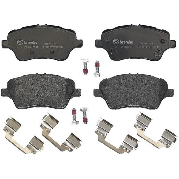 Brembo P 24 151 Bremsbelagsatz, Scheibenbremse PRIME LINE Brembo P 24 151 Bremsbelagsatz, Scheibenbremse PRIME LINE
