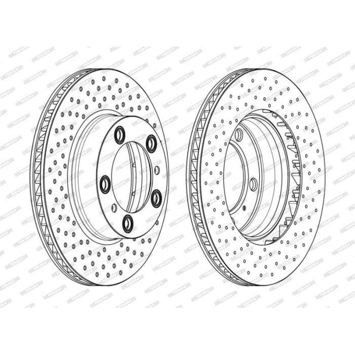 Ferodo DDF2027RC-1 Bremsscheibe PREMIER Ferodo DDF2027RC-1 Bremsscheibe PREMIER