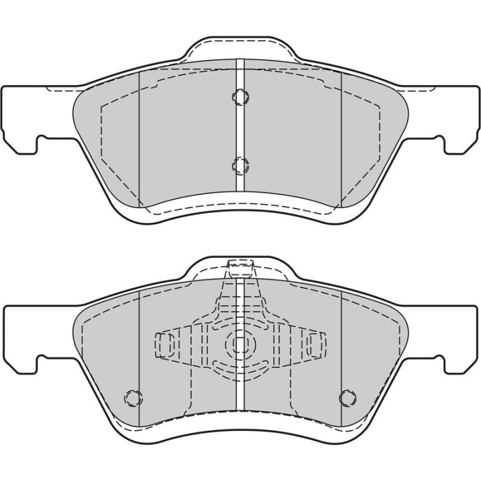 Valeo 601295 Bremsbelagsatz, Scheibenbremse