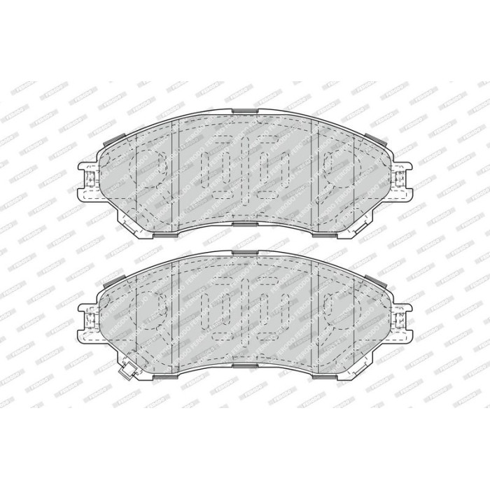 Ferodo FDB4884 Bremsbelagsatz, Scheibenbremse PREMIER ECO FRICTION Ferodo FDB4884 Bremsbelagsatz, Scheibenbremse PREMIER ECO FRICTION