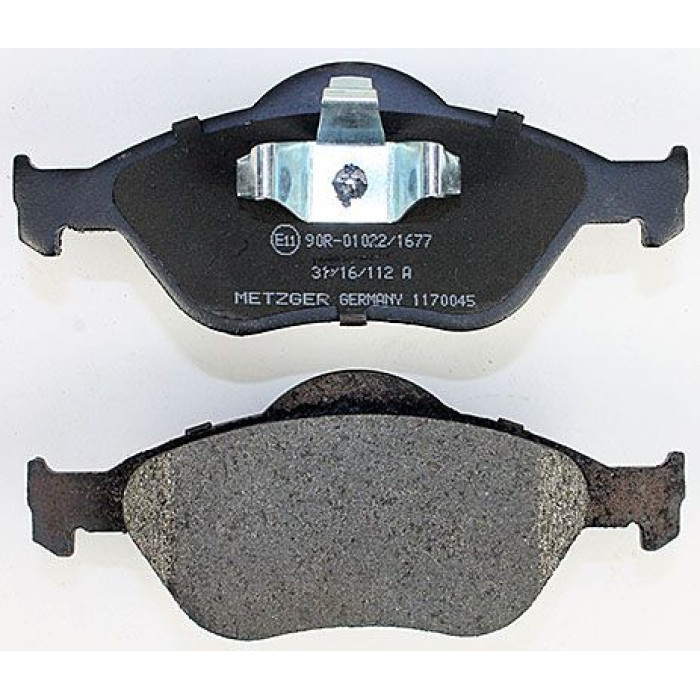 Metzger 1170045 Bremsbelagsatz, Scheibenbremse