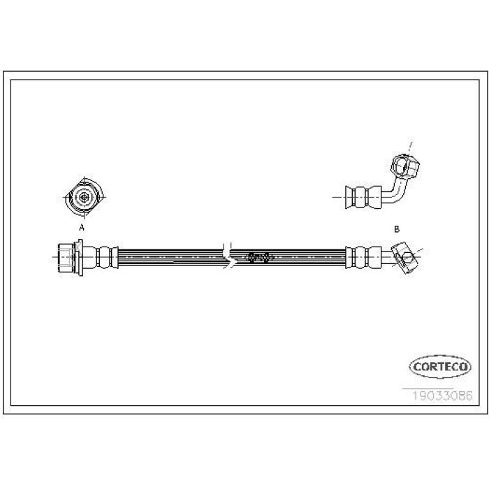 Corteco 19033086 Bremsschlauch