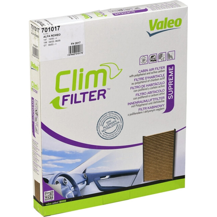 Valeo 701017 Filter, Innenraumluft PROTECT MAX Valeo 701017 Filter, Innenraumluft PROTECT MAX