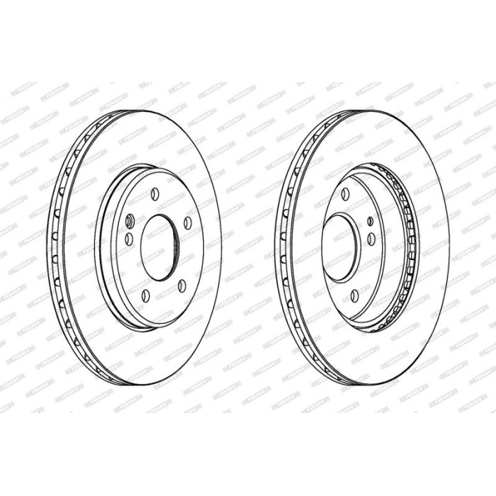 Ferodo DDF588C Bremsscheibe PREMIER Coat+ disc Ferodo DDF588C Bremsscheibe PREMIER Coat+ disc